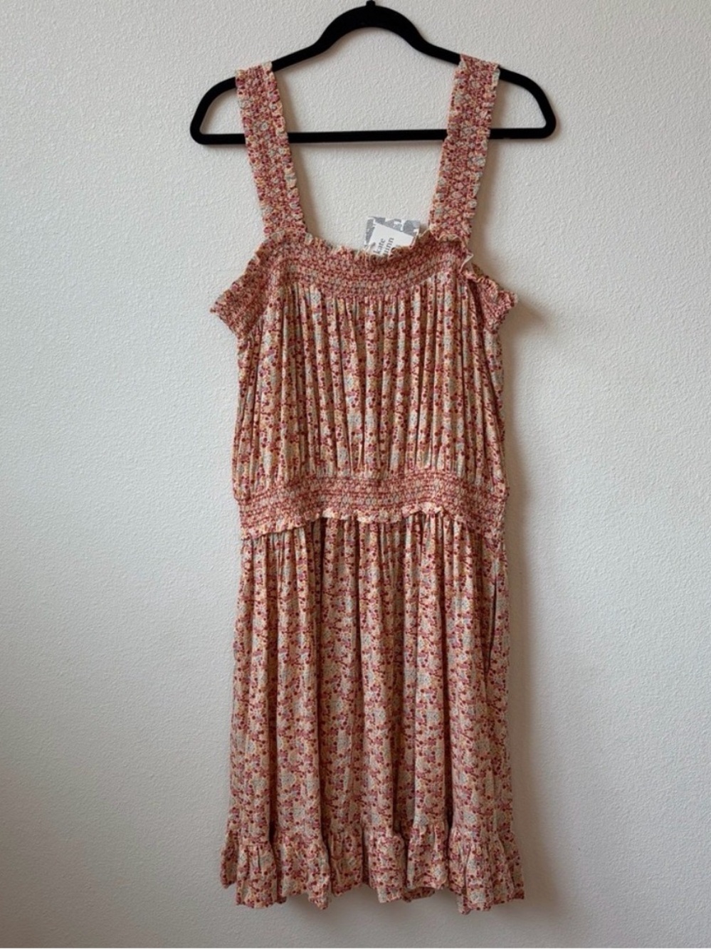 New w/ Tags Kate Quinn L Floral Smocked Winnie Sundress 100 Acre Calico